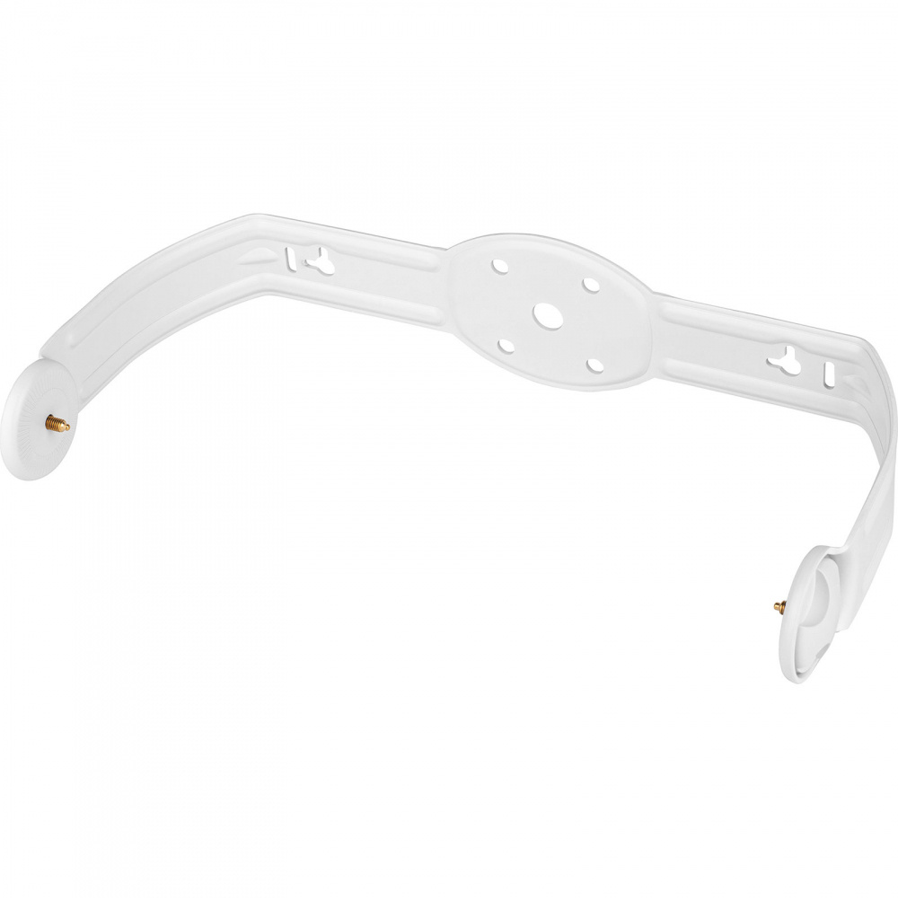 Vitt monteringsfäste för utomhushögtalare.