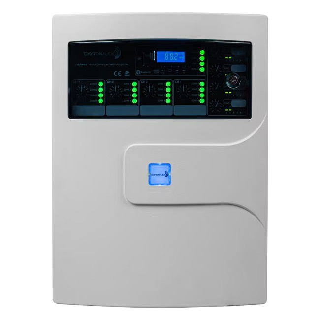 Dayton Audio MA455, väggmonterad multiroom-förstärkare