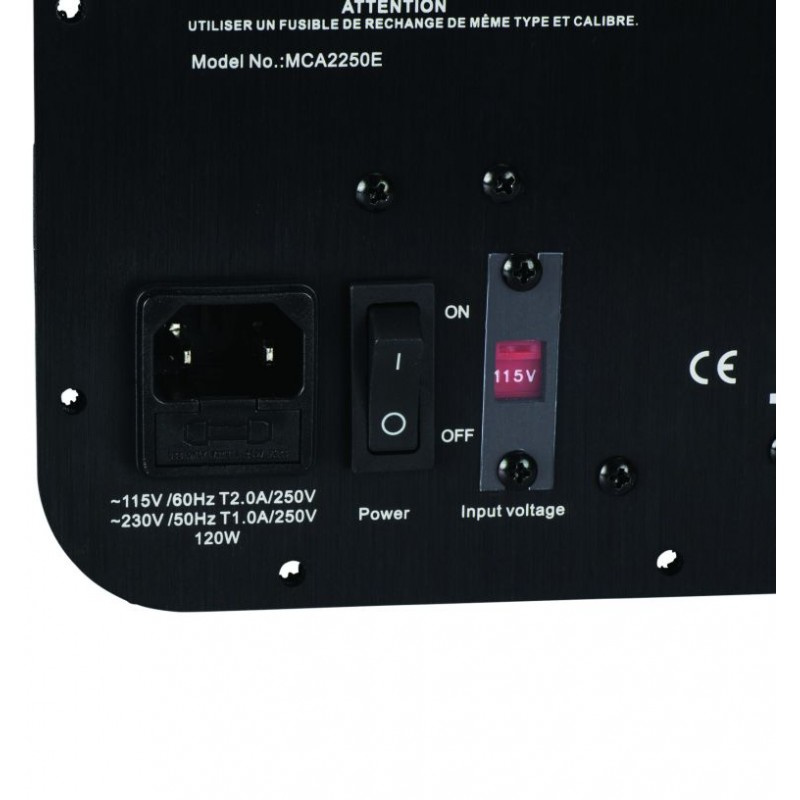 Dayton Audio MCA2250 2.1-förstärkare