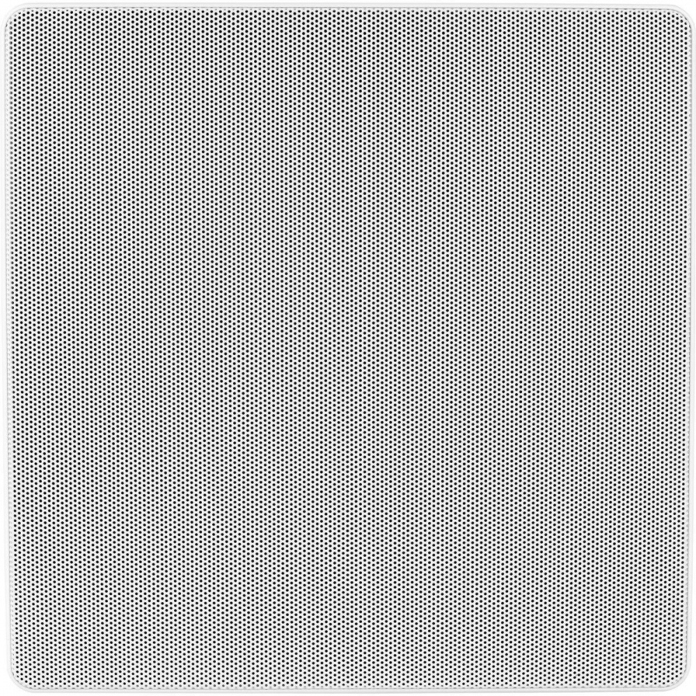 En platt, kvadratisk grill för en inbyggnadsbas.