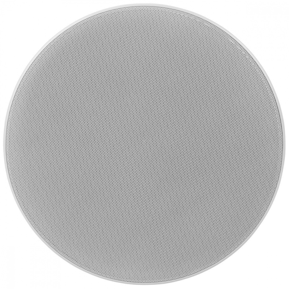 Oval gitarrhögtalare med vit gallermembran.