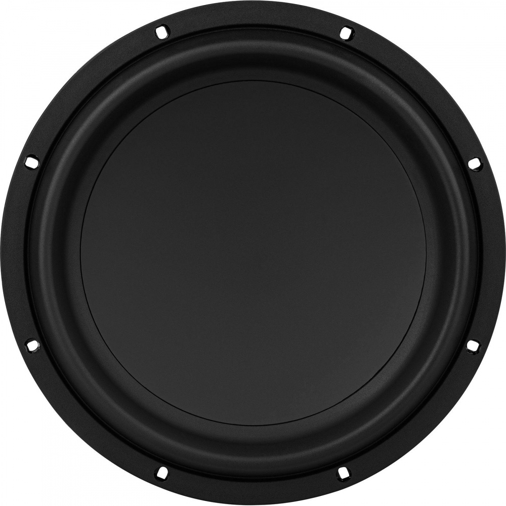 Ett 12-tums baselement med svart kon och ram.