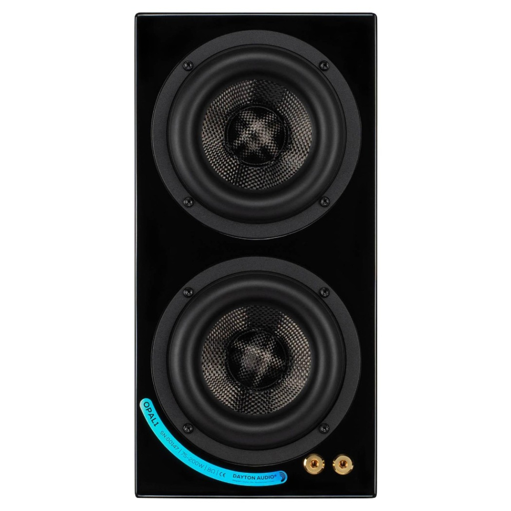 Dayton Audio OPAL1 stativhögtalare, blanksvart par