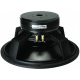 Dayton Audio RSS390HO-4 15 tum En subwoofer med stor, svart chassi och anslutningar för ljudsystem.