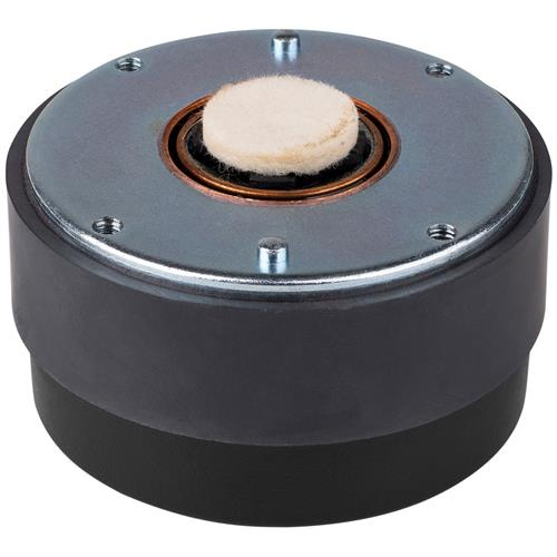 Välljudande diskant med metallkapsling och mjuk montering.