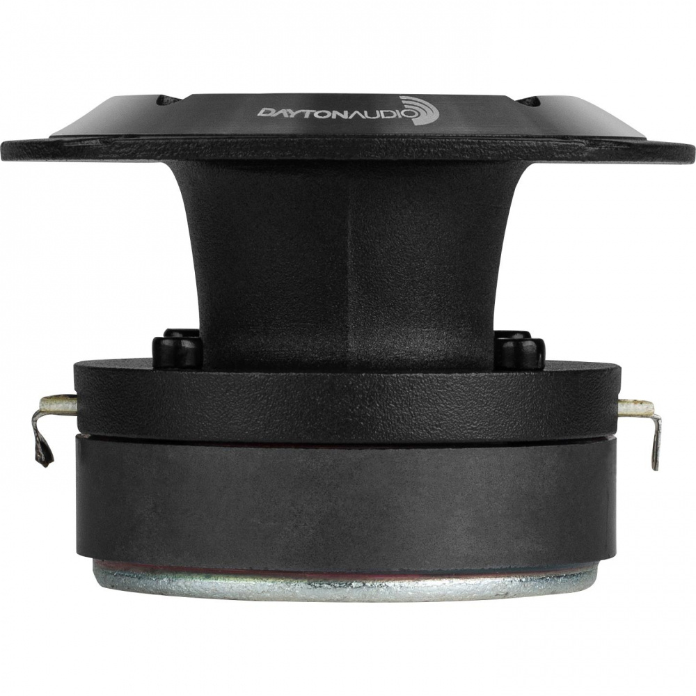 Högtalardiskant med svart design och montering för ljudsystem.