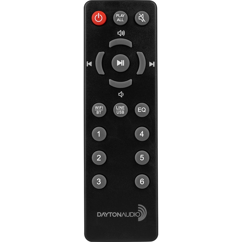 Dayton Audio WBA28 Nätverksstreamer med BT, Ethernet & WiFi