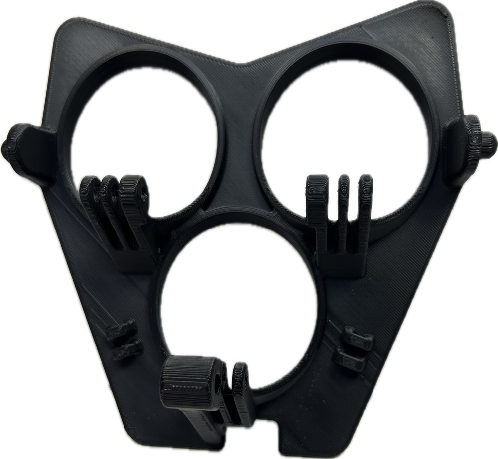 Sherco 2024- 3D print Lampfäste Nizled 3xE30F/E40F/E406k m,m