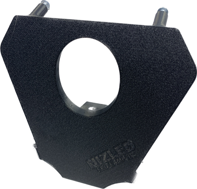 Svart lamphållare för KTM, designad för LED-lampor.