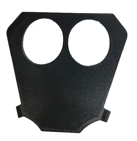 Svart lamphållare för KTM 2017-2019, designad för två lampor.