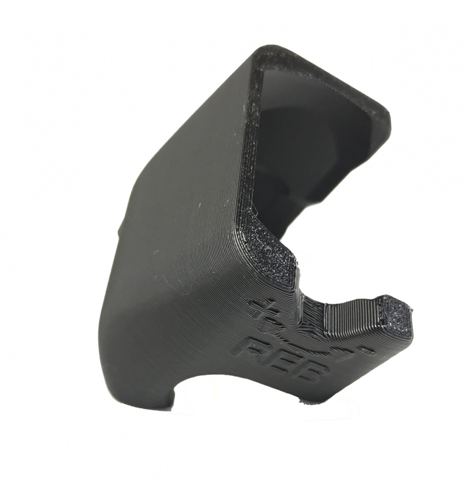 Svart 3D-printat svingskydd för KTM EXC 2017-2023.