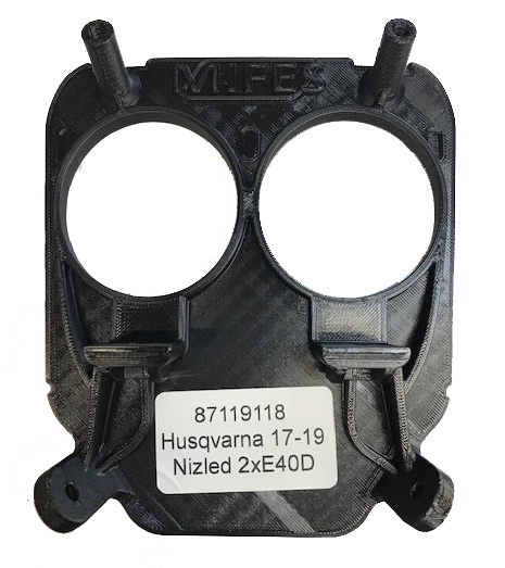 Lamphållare för Husqvarna 2017-2019, passar Nizled 2xR40DRL eller E40D.
