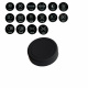 XBB Smart Button, trådlös knapp till XBB Dongle En rund, svart trådlös knapp med olika symboler för funktioner.