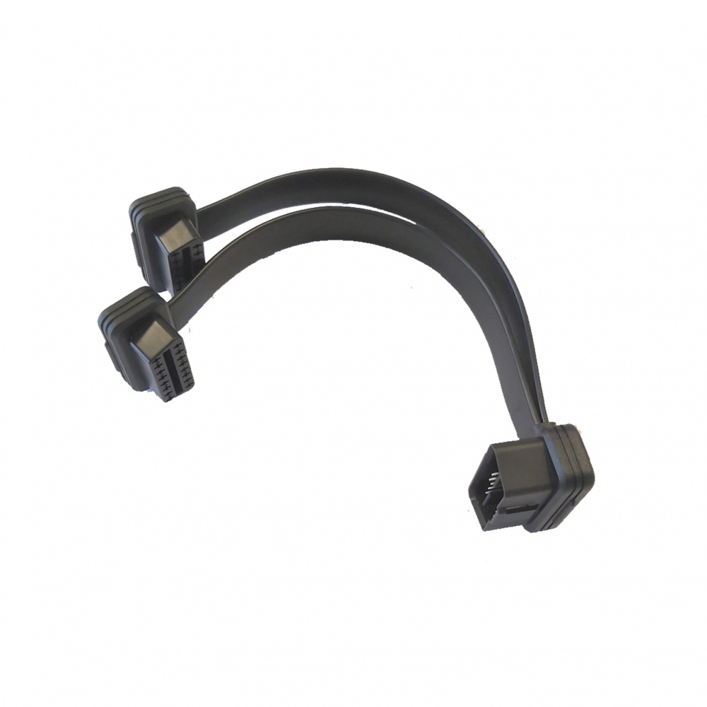 Y-splitter för OBDII-uttag med två anslutningar.