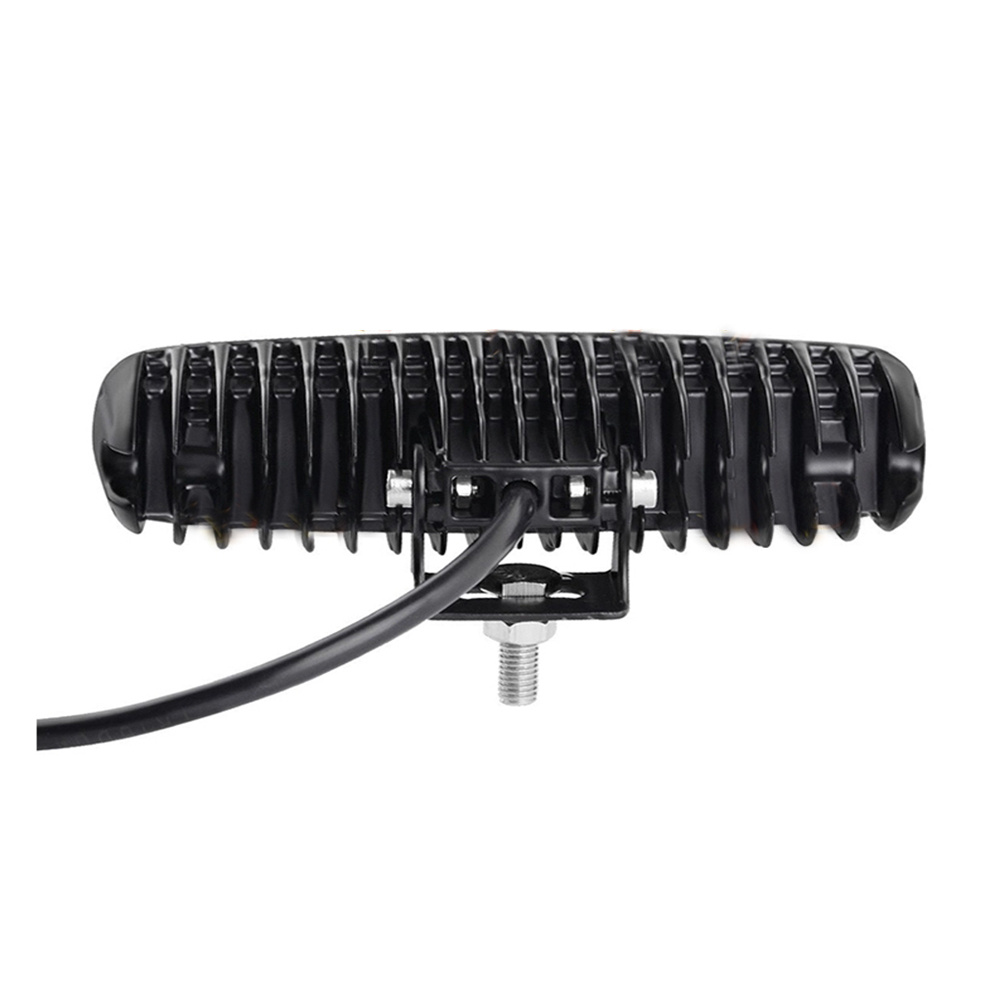 Backljus med svart hölje och kabel, 15.8 cm, 18W.