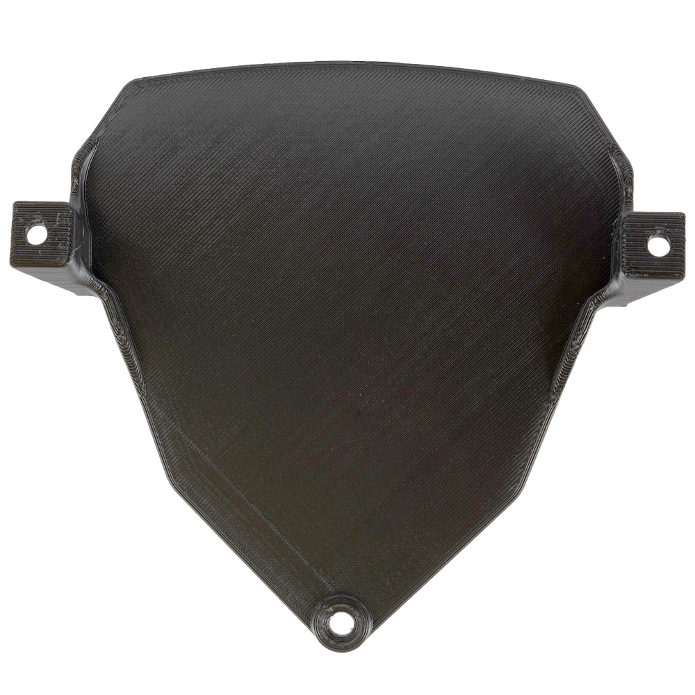 Skyddsplåt för lamphus, svart, designad för modellerna Beta 2020-2023.