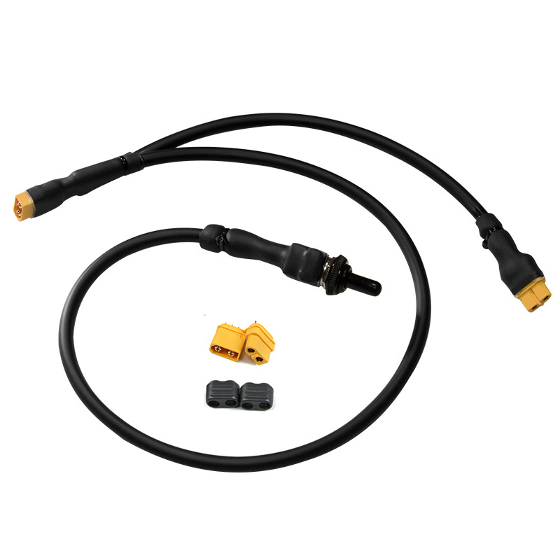 Kabel med strömbrytare för att styra lampor med XT60-kontakter.