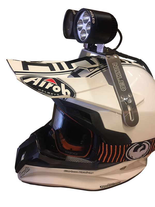 Hjälmfäste för 1 eller 2st lampor