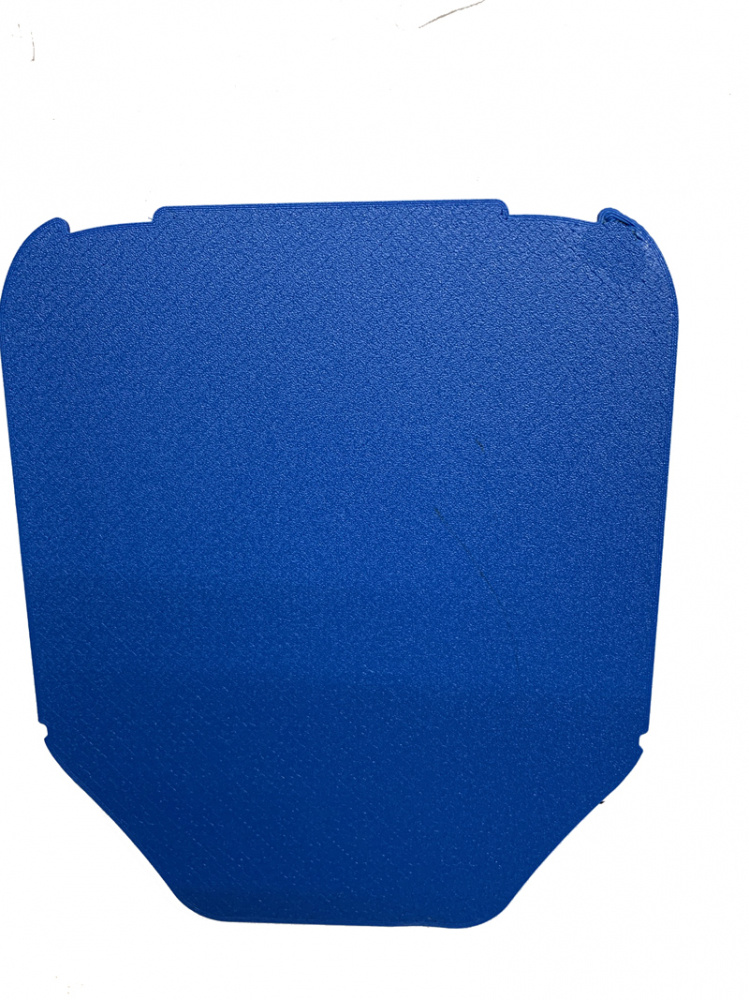 Skyddsplåt i blått för Husqvarna 2017-2019.