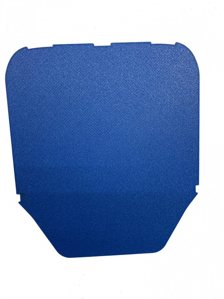 Skyddsplåt lamphus i blått, avsedd för Husqvarna 2020-2023.