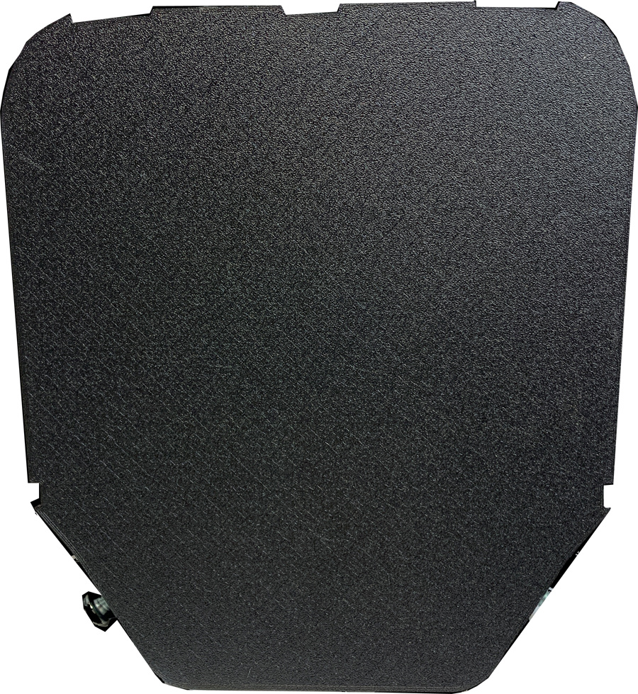 Skyddsplåt för lamphus i svart, avsedd för Husqvarna 2020-2023.