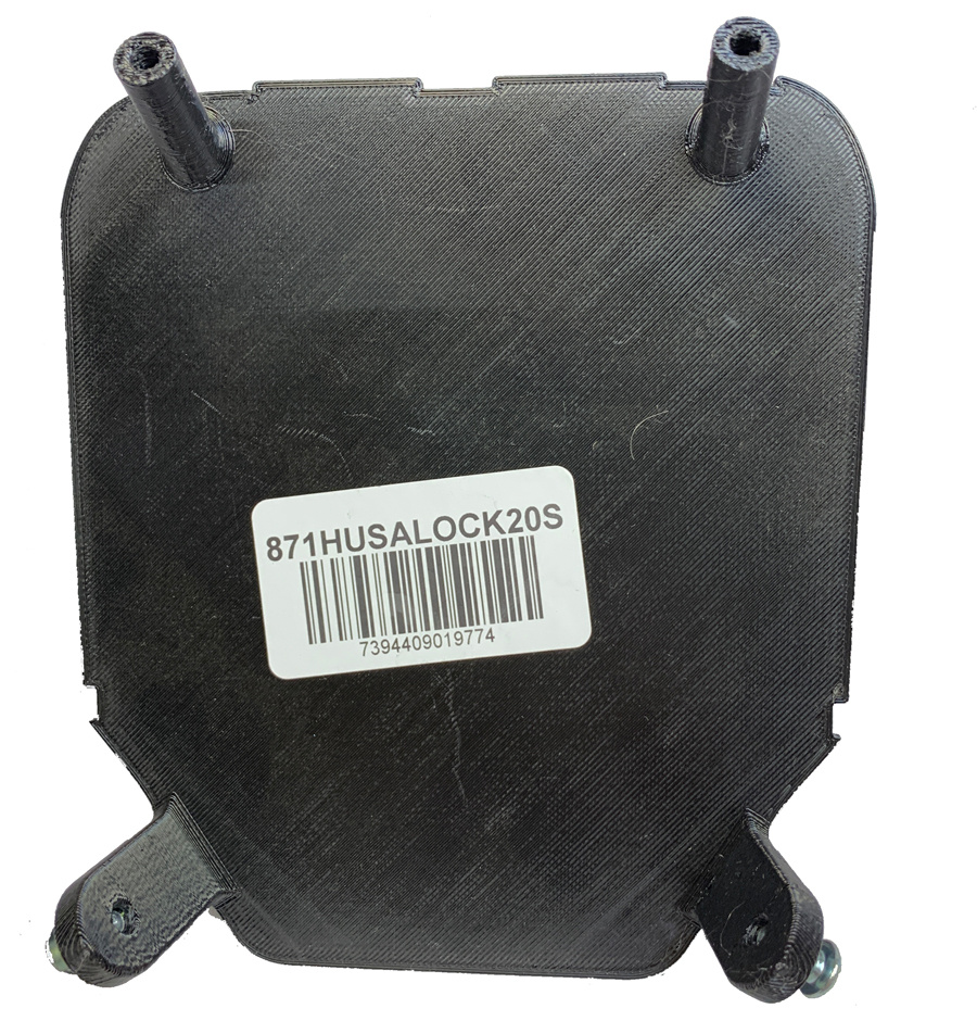 Skyddsplåt för lamphus, svart, passar Husqvarna 2020-2023.