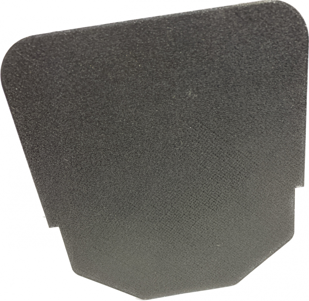 Skyddsplåt i svart för lamphus, designad för Husqvarna 2024-.