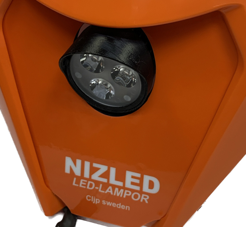 Singelfäste kallvit 35w KTM 2020-2023, orange, 1xE30 org-kont NIZLED