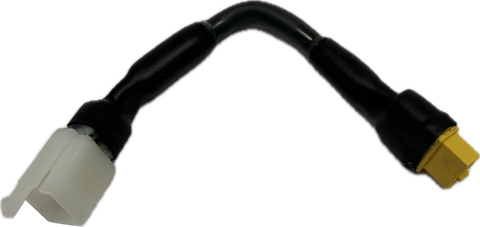 En adapterkabel för elektriska lampor med XT60-kontakt.