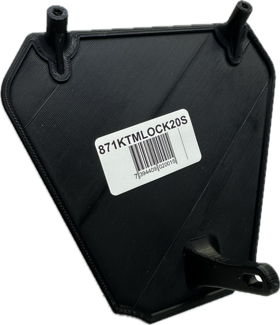 Skyddsplåt ny tjockare, lamphus KTM 2020-2023 svart