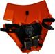 Singelkåpa 30w KTM 85cc/Freeride, orange, kallvit 1xE30 NIZLED Singelkåpa i orange plast med svart trim och monteringsdetaljer.
