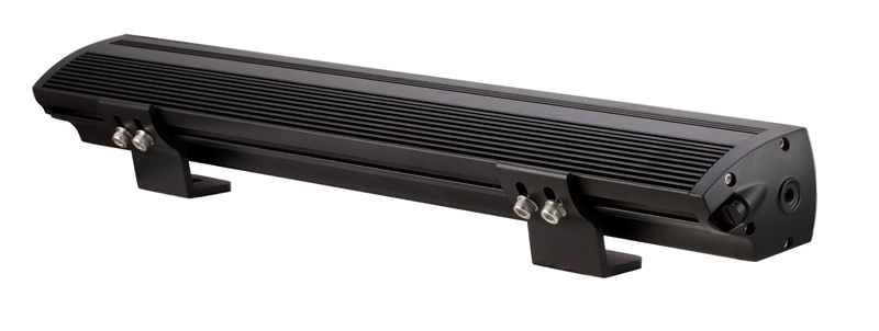 LED-ramp, 20 tum, 100W, svart med DRL-funktion.