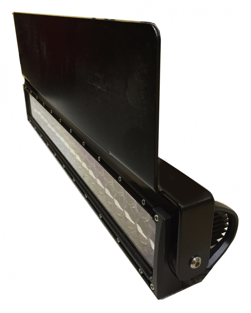 Nummerplåtfäste i slim design, svart med LED-belysning.