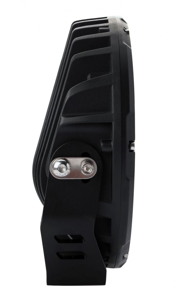 Extrljus med svart hölje, 9 tum, 160W, robust design.