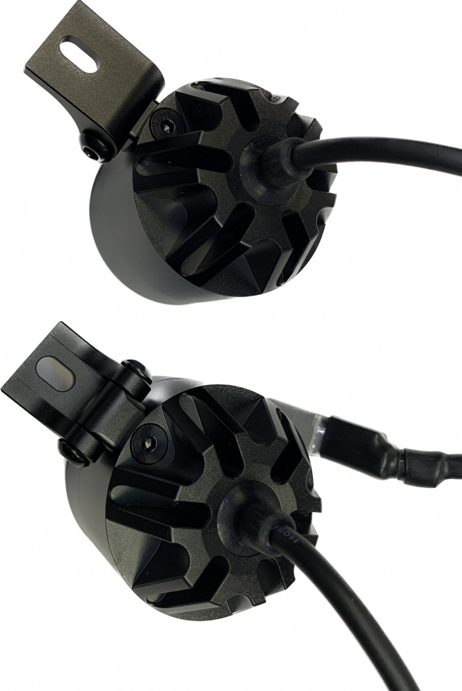 Extrahus för NIZLED R40S, 40W extraljus för ATV/MC/BIL, svart med fäste.