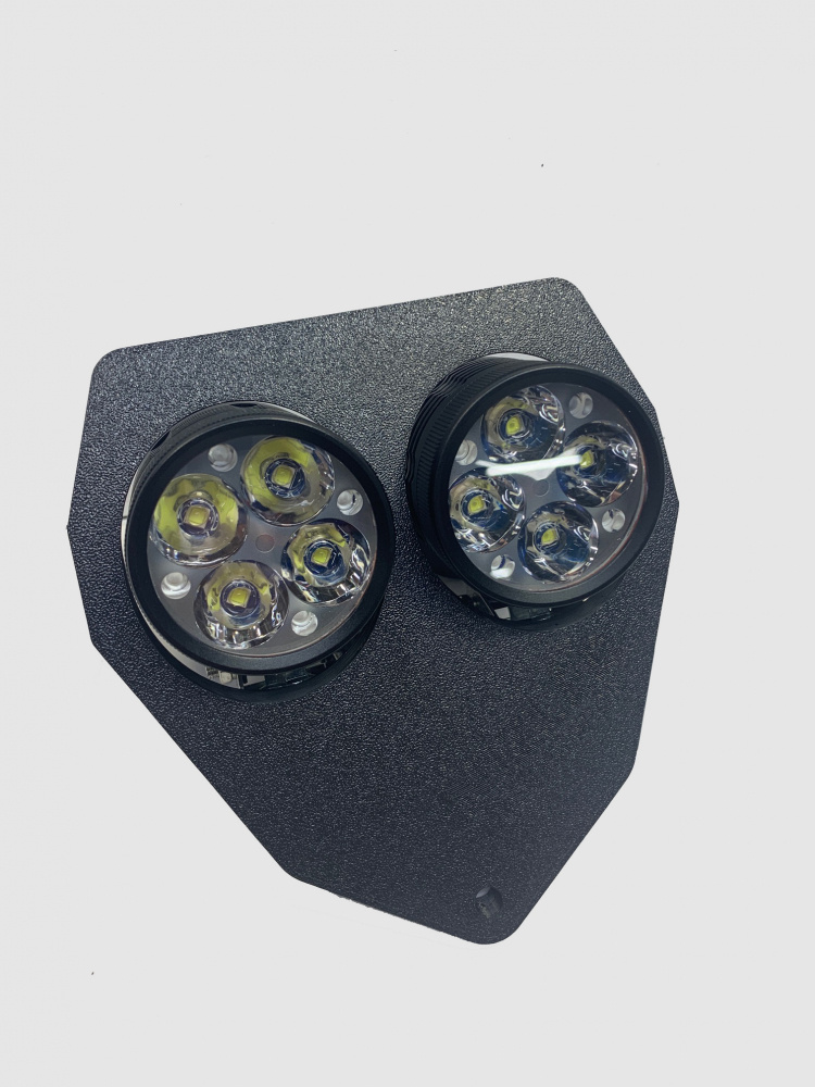 Lampfäste med två LED-lampor för Sherco motorcykel, 80W.