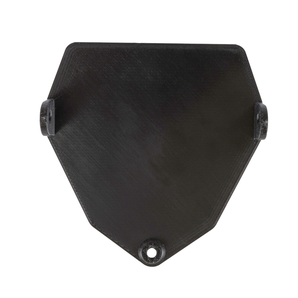 Skyddsplåt i svart plast för lamphus, designad för Sherco 2012-2023.