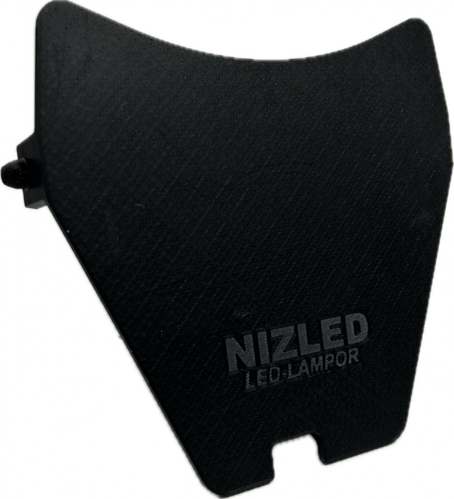 Skyddsplåt för lamphus, svart, designad för Sherco 2024.