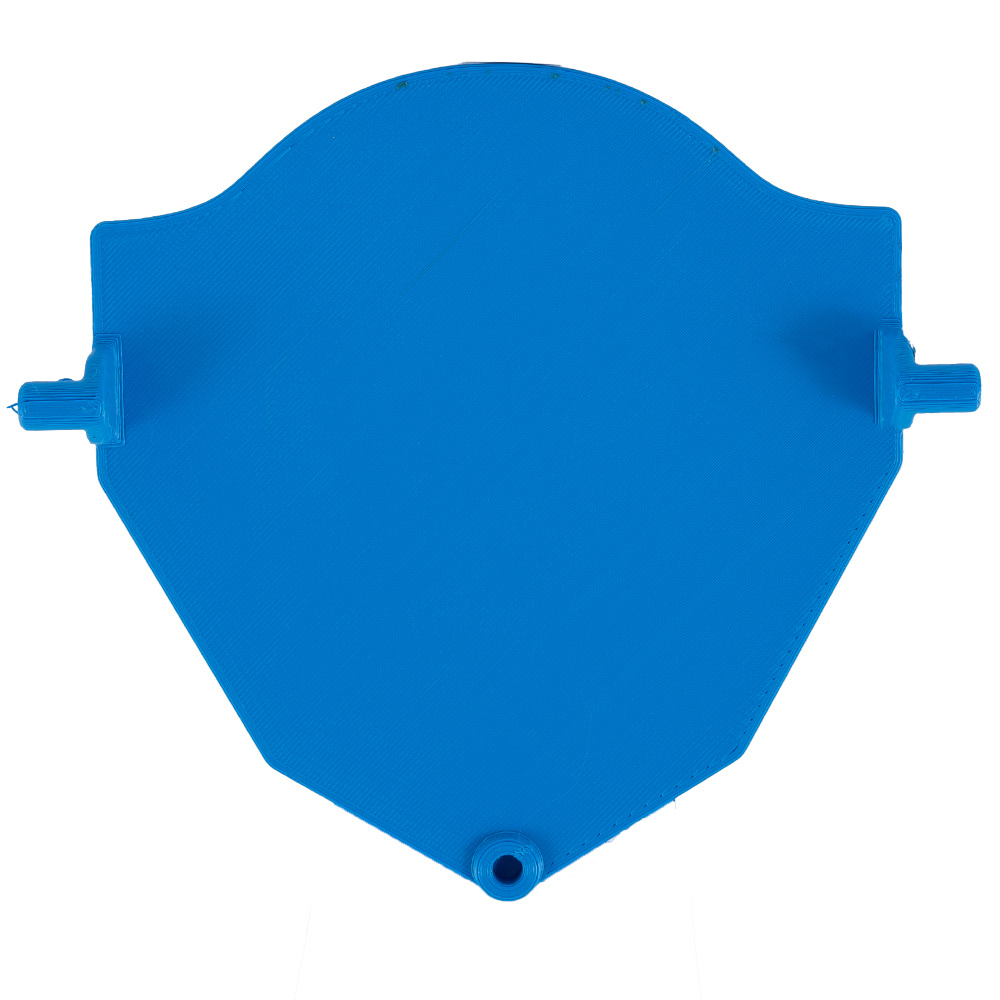 Skyddsplåt lamphus, blå färg, passar TM -2019.