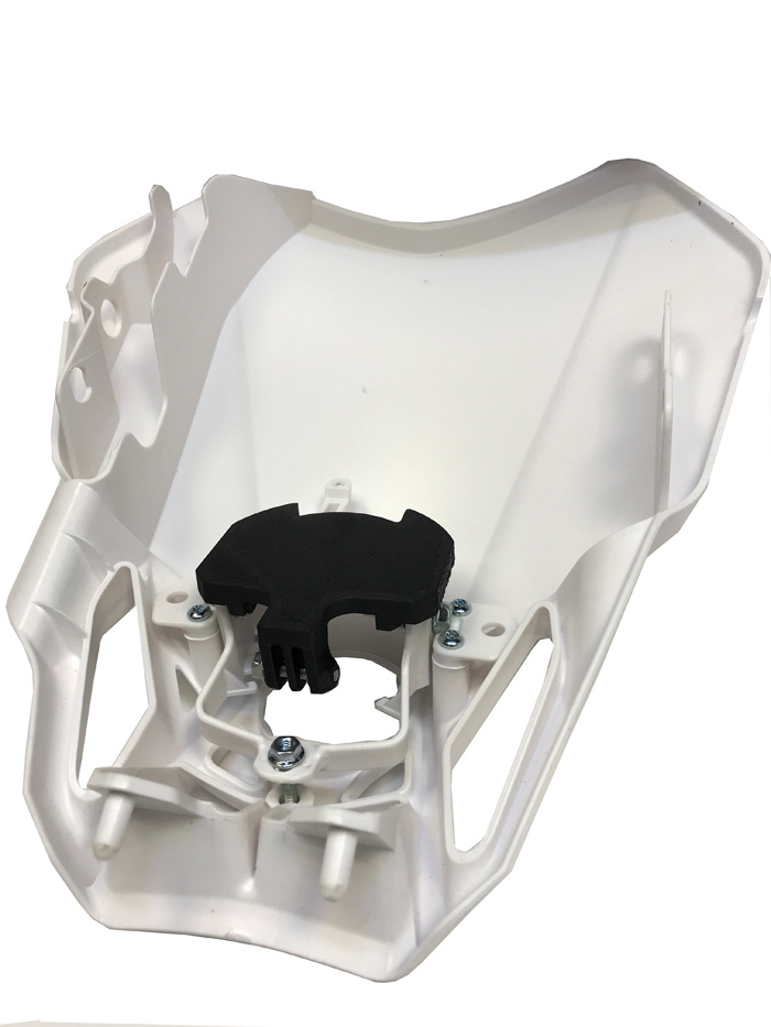 Vit lampkåpa för TM Racing 2020-2022, passar 1xE40F (50W).