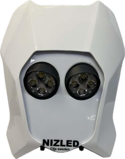 Dubbelljus kallvit 80w Triumph 2024-, vit, 2xE406k NIZLED