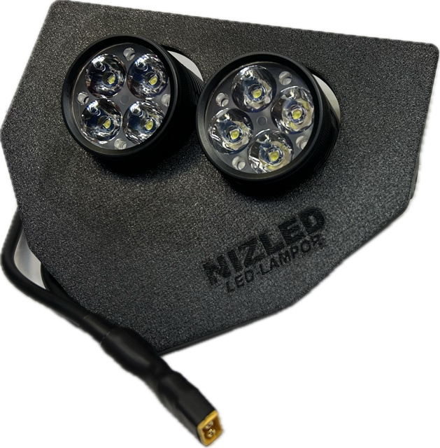 Dubbelfäste med LED-lampor för Yamaha WR 2019-2023.