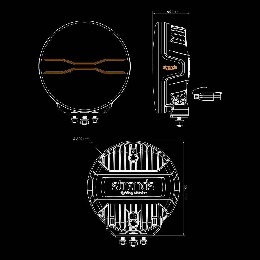 Strands For9T Dragon Drive Extraljus 9