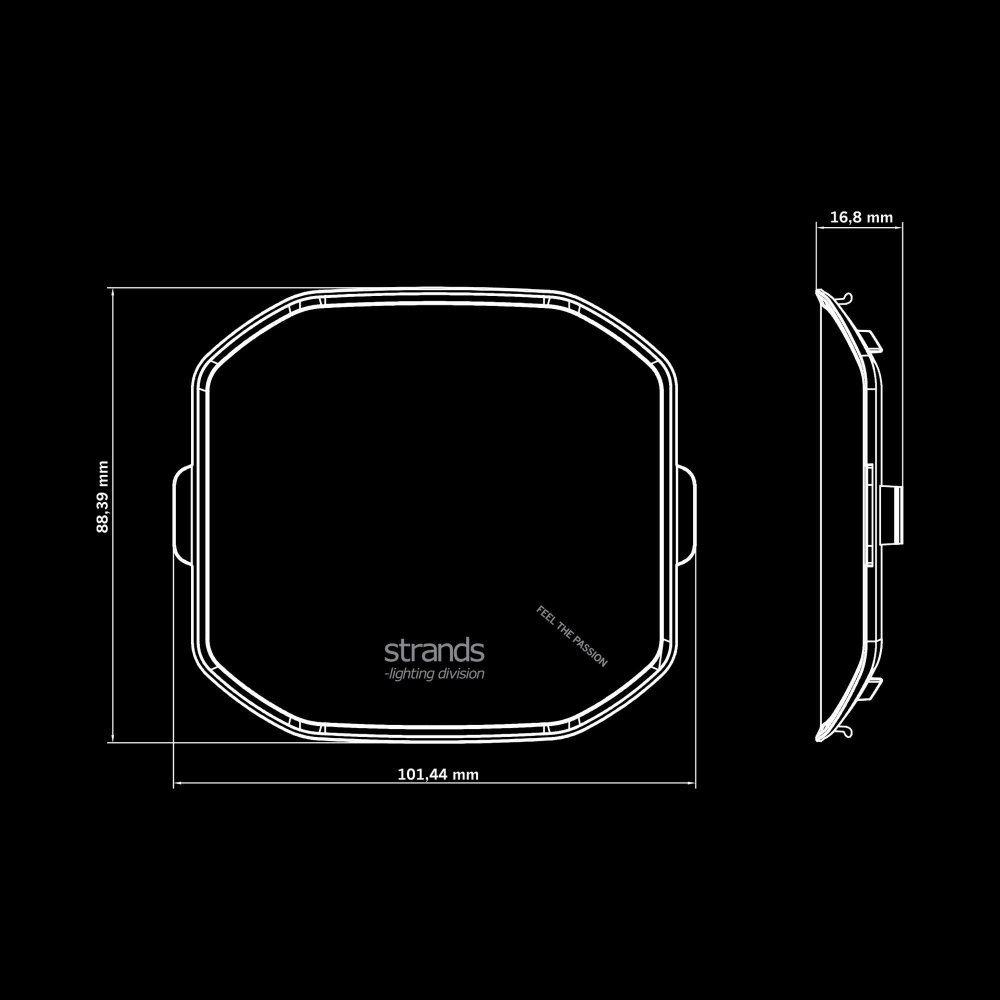 Strands Siberia X skydd, svart, 4 tum