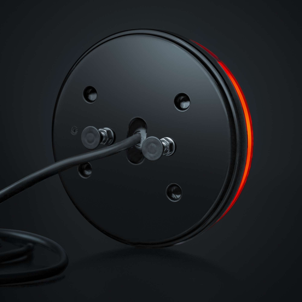 Strands Baklampa LED 3 Kammare 12-24V,142Mm Diameter. Bak/Broms/Dyn. Blinkers