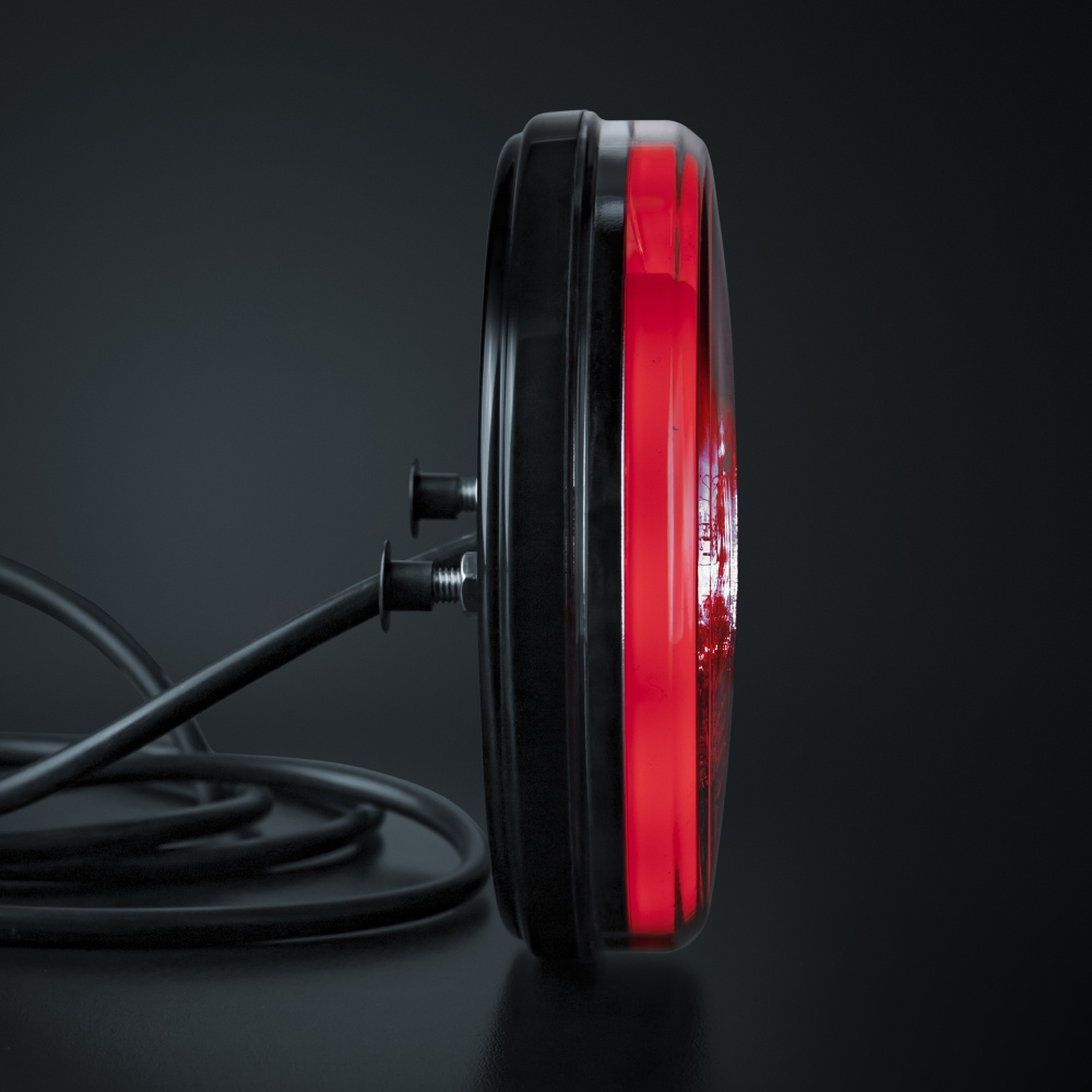 Strands Baklampa LED 3 Kammare 12-24V,142Mm Diameter Pos/Back/Dimm