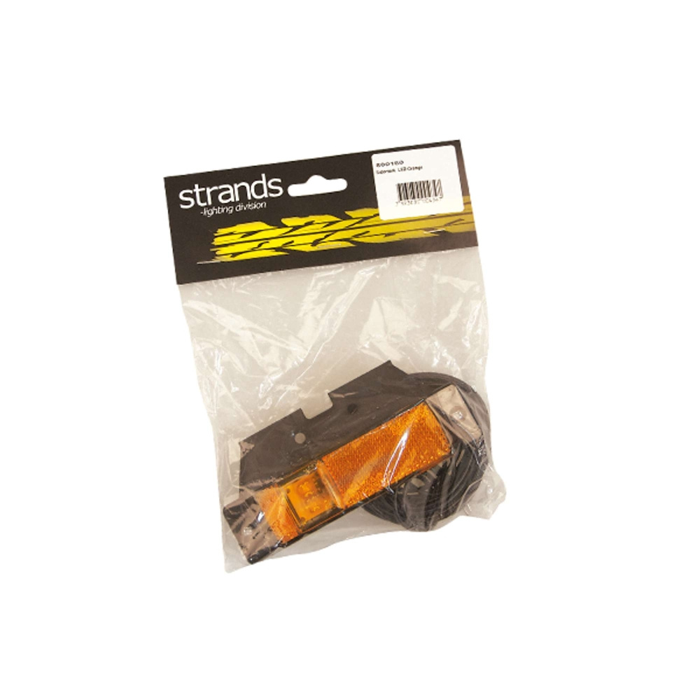 Strands Sidomarkering LED Orange12-24V,Med Fäste. E-Märkt.