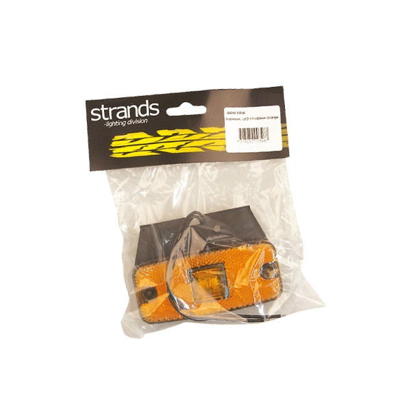 Strands Sidomark. LED 111X50Mm Orange 12-24V,12-24V E-Märkt