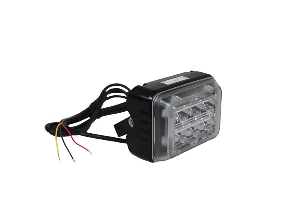 Strands Riktat Blixtljus Rektangulär LED Orange