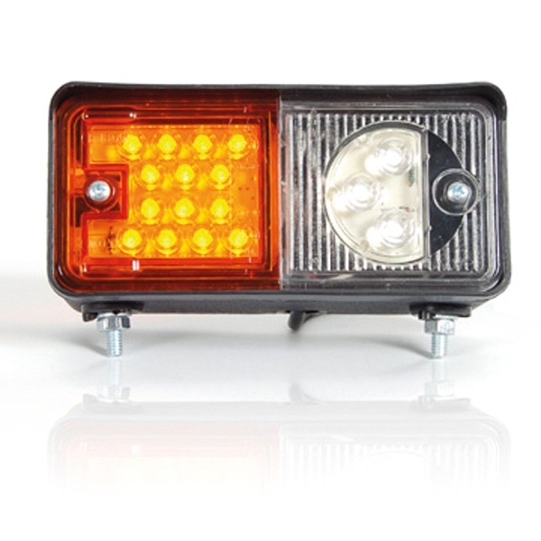 Strands Fram Positionljus med Blinker Vänster